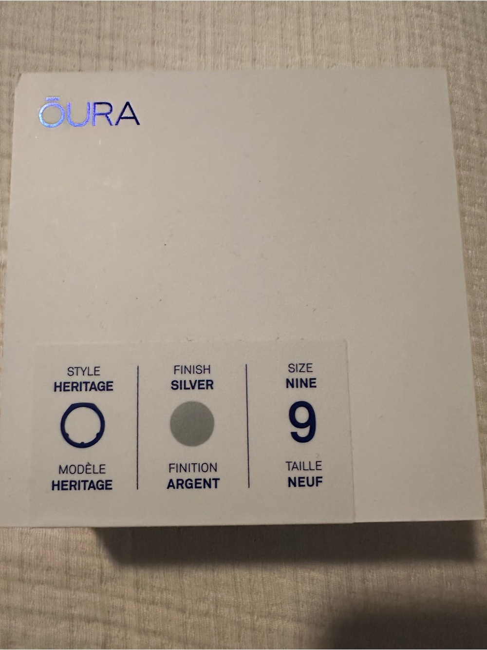 Oura Ring Gen 3 Silver